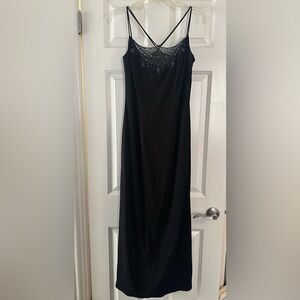 Gorgeous Black Beaded Dress - Dave and Johnny